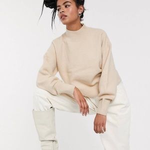 & Other Stories Drop Shoulder Sweater in Cream